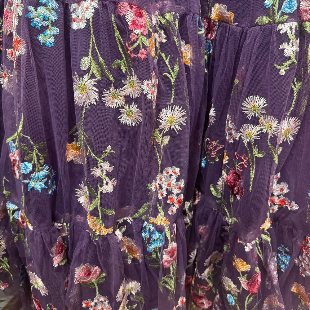 JessaKae Purple Floral Midi Dress - Picture 5 of 5